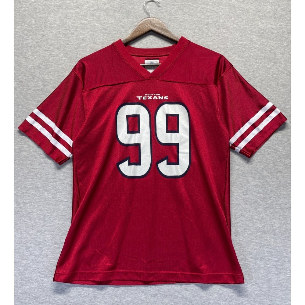 Houston Texans J.J. Watt #99 Jersey Youth XL Red NFL Team Apparel Football Sport
